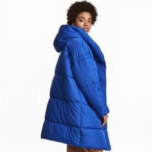 H&M Blue Puffer Coat